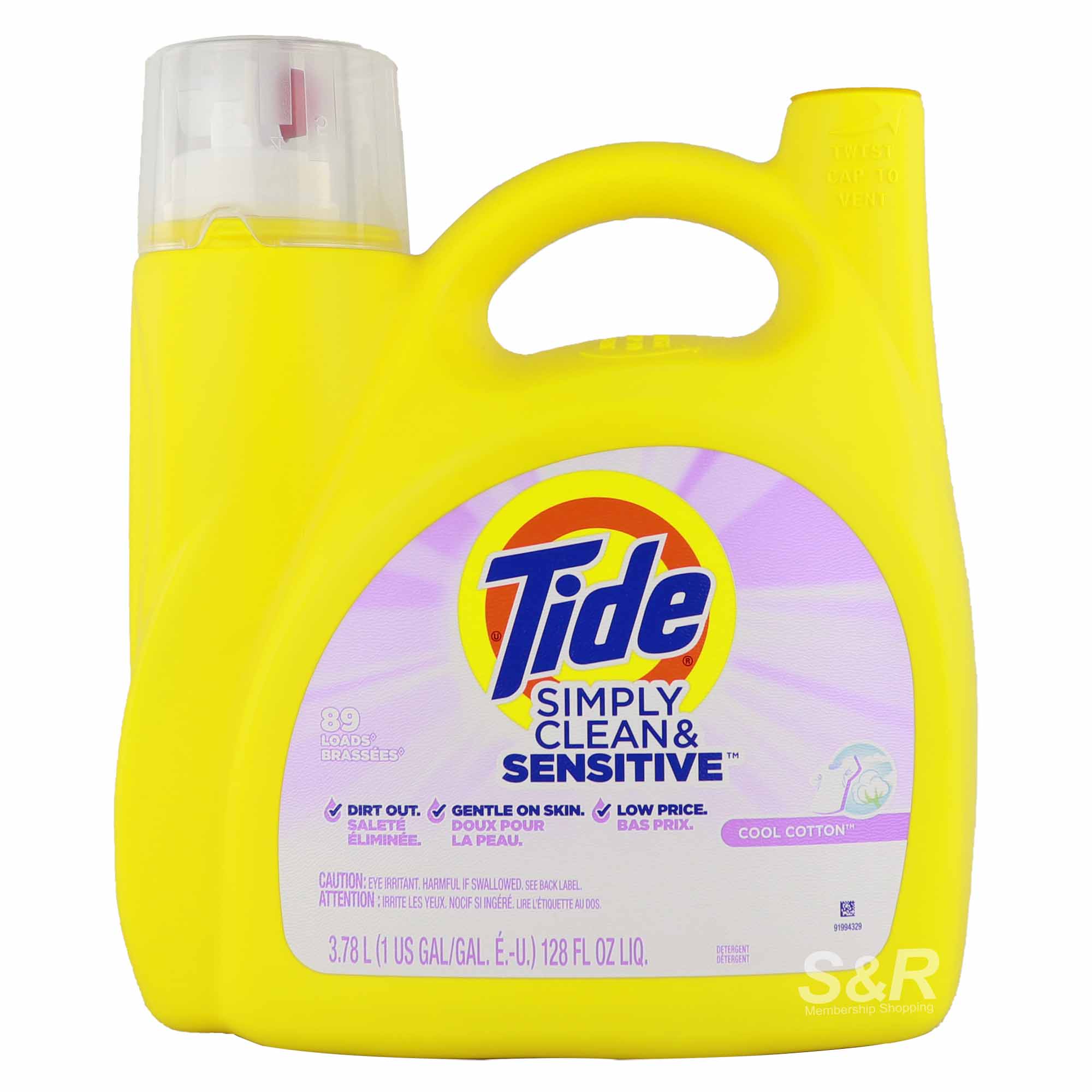 Tide Liquid Detergent Cool Cotton 3.78L